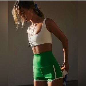 FP Movement Island Time Short In Green Sheen Size XS NWOT